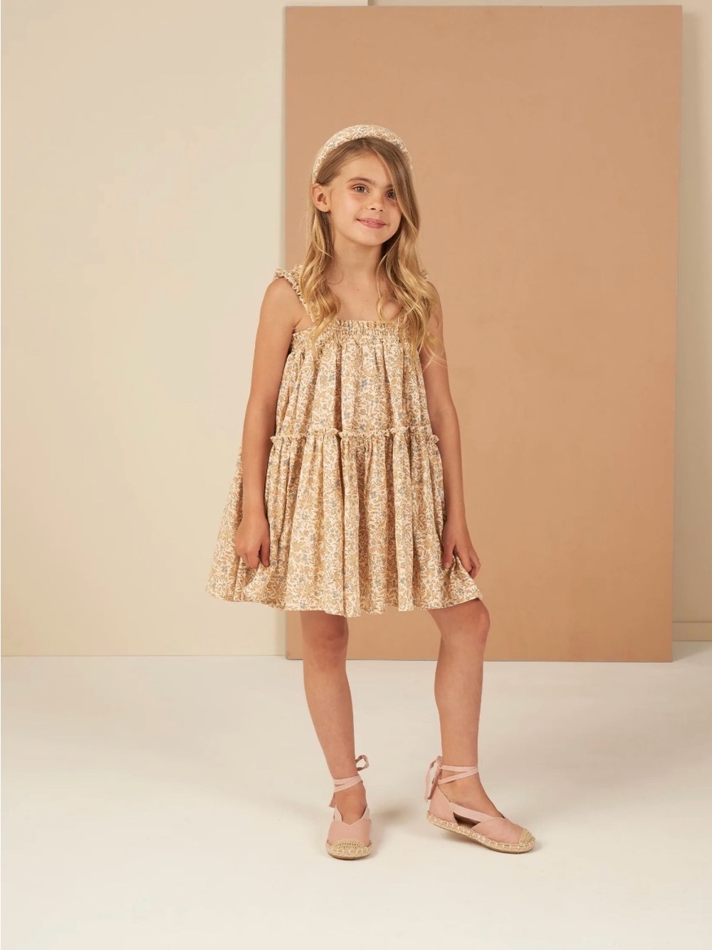 RYLEE + CRU Cicily Dress with Matching Headband- Blossom